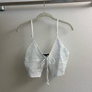 PacSun Kendall and Kylie crochet tank top